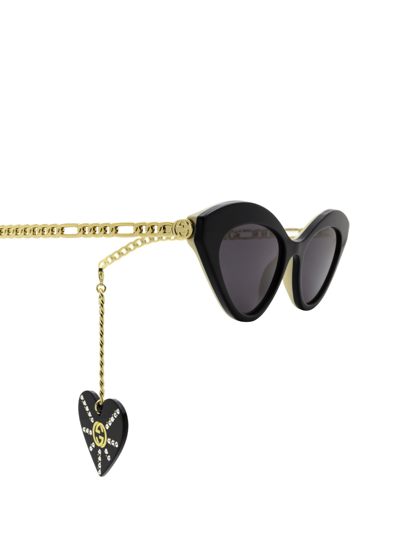 Shop Gucci Gg0978s Black Female Sun