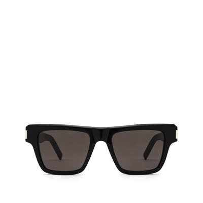 Shop Saint Laurent Sl 469 Black Male Sunglasses