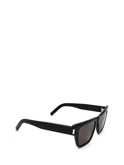Shop Saint Laurent Sl 469 Black Male Sunglasses