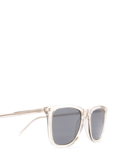 Shop Saint Laurent Unisex  Sl 304 Beige Unisex Sunglasses