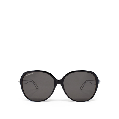 Shop Balenciaga Bb0058sk Black Female Sunglasses