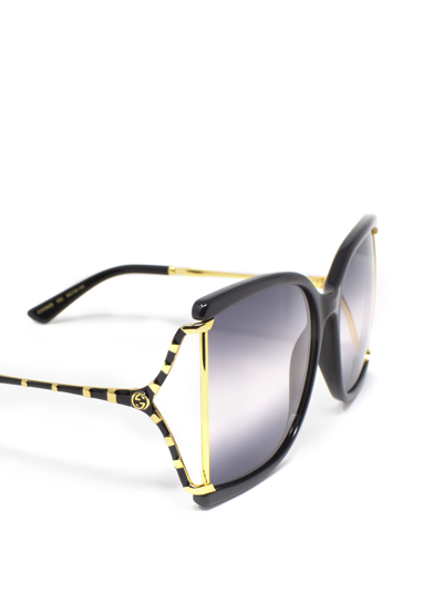 Shop Gucci Gg0592s Black Female Sunglasses