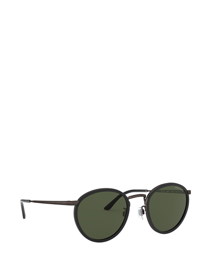 Shop Giorgio Armani Ar 101m Black Male Sunglasses