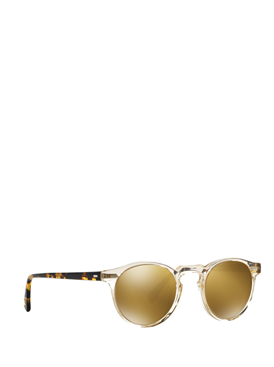 Shop Oliver Peoples Unisex  Ov5217s Buff / Dark Tortoise Brown Unisex Sunglasses