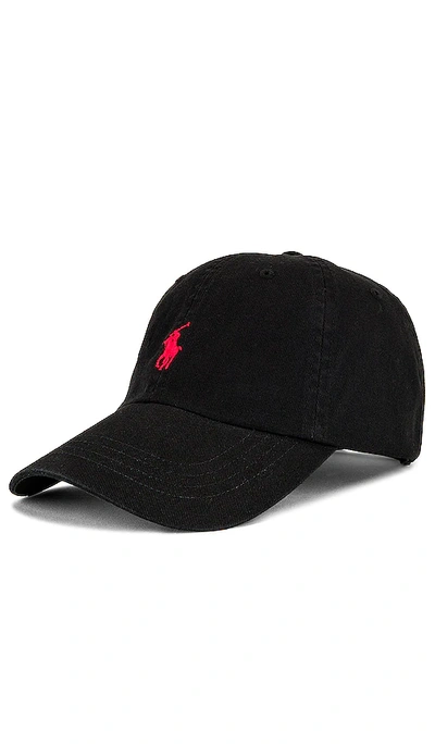 Polo Ralph Lauren Chino Cap In Black
