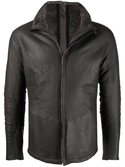 Shop Isaac Sellam Experience Mecanique Leather Jacket In Schwarz