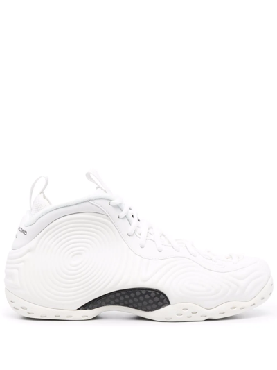 Shop Comme Des Garçons Homme Deux Foam Posite Sneakers In White