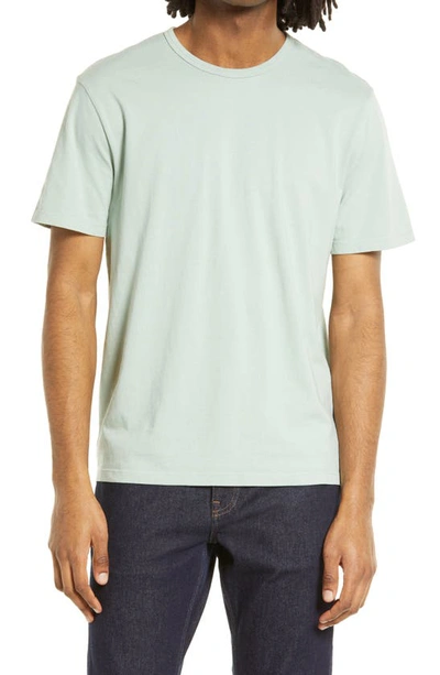 Shop Vince Solid T-shirt In Washed Seacliff