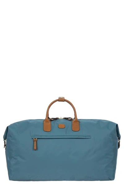 Shop Bric's X-bag Boarding 22-inch Duffle Bag In Grey/ Blue