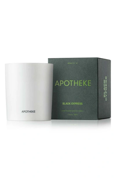 Shop Apotheke Holiday Candle In Black Cypress