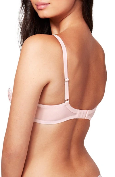 Shop Liberte Bowery Lace Underwire Demi Bra In Blush