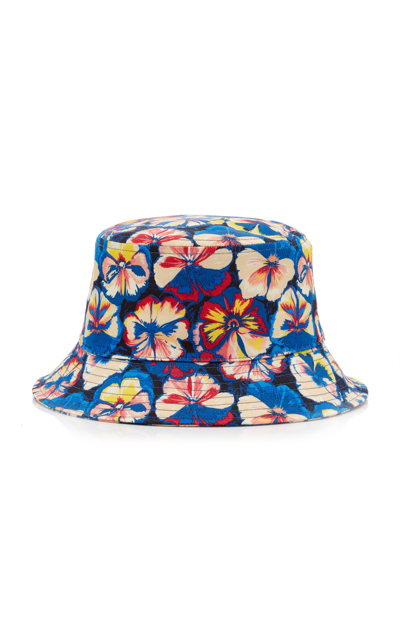 Shop Paco Rabanne Women's Floral Cotton Bucket Hat In Print