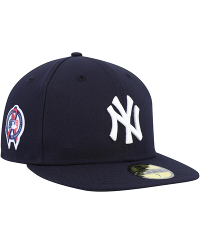 New Era Men's Navy New York Yankees 9/11 Memorial Side Patch 59fifty Fitted Hat In Navy