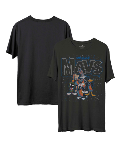 Shop Junk Food Men's Black Dallas Mavericks Space Jam 2 Home Squad Advantage T-shirt