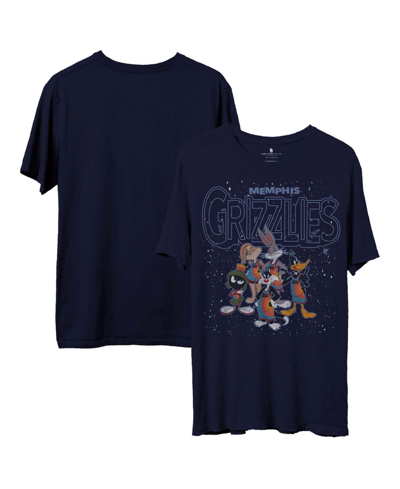 Shop Junk Food Men's Navy Memphis Grizzlies Space Jam 2 Home Squad Advantage T-shirt