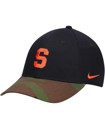 Shop Nike Men's Black, Camo Syracuse Orange Military Appreciation Legacy91 Adjustable Hat In Black/camo