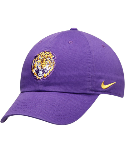 Shop Nike Men's Purple Lsu Tigers Heritage 86 Team Logo Performance Adjustable Hat