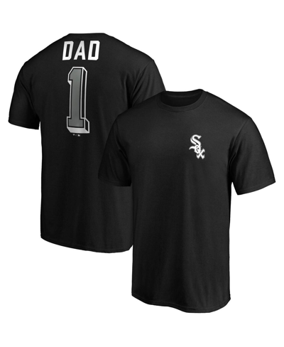 Shop Fanatics Men's Black Chicago White Sox Number One Dad Team T-shirt