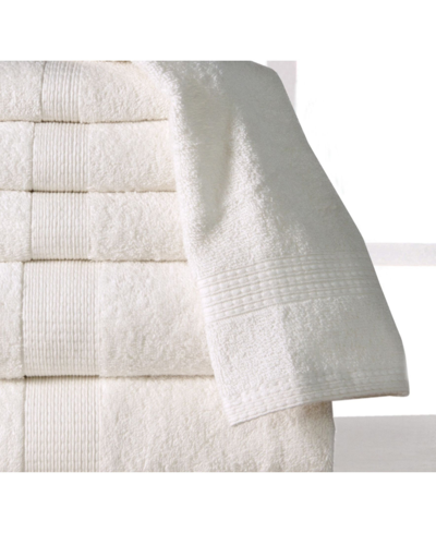 Shop Addy Home Fashions Low Twist Soft Bath Towel Set - 6 Piece Bedding In Ivory