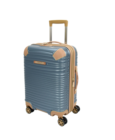Shop London Fog Closeout!  Chelsea 20" Hardside Carry-on Spinner Suitcase In Riviera