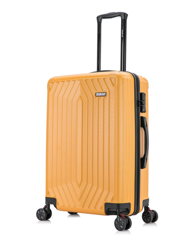 Shop Dukap Stratos Lightweight Hardside Spinner Luggage, 24" In Orange