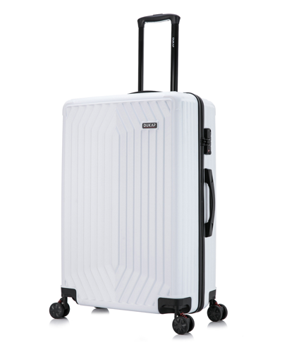 Shop Dukap Stratos Lightweight Hardside Spinner Luggage, 28" In White