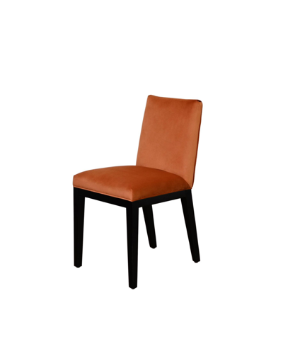 Shop Abbyson Living Abbyson Bristol Dining Chair In Orange