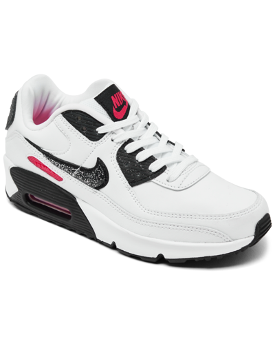 Nike Big Girls Air Max Ltr Se Glitter Casual Sneakers From Finish Line In  White/very Berry/black | ModeSens