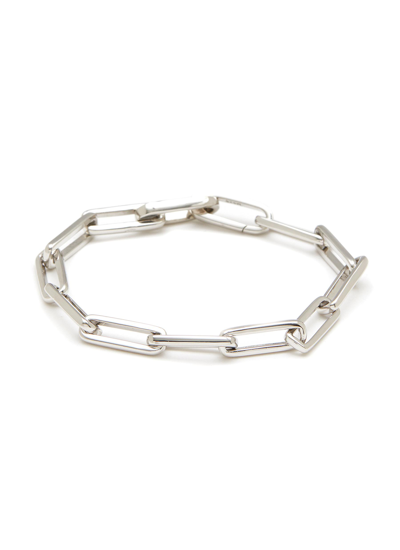 Shop Missoma Sterling Silver Fused Chain Bracelet In Metallic