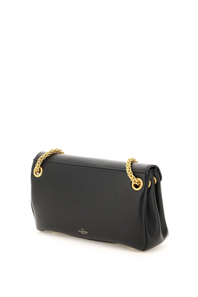 Shop Valentino Stud Sign Nappa Leather Bag In Black