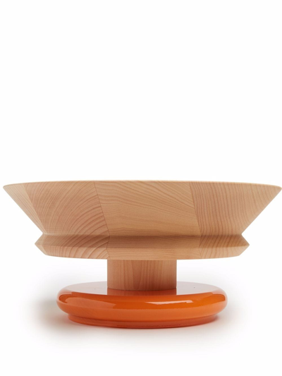 Shop Alessi Ettore Sottsass 100 Values Collection Centrepiece In Orange