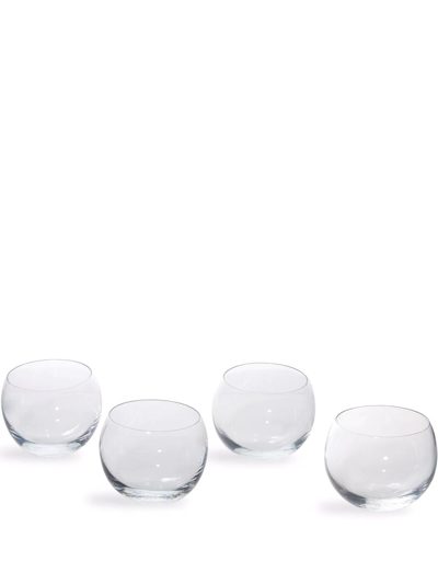 Shop Lsa International Rocker Set Of Four Tumblers In White