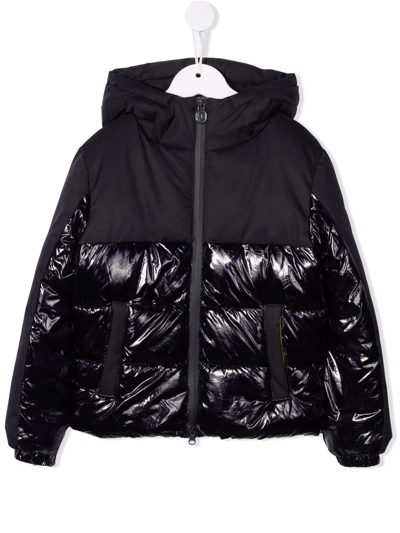 Invicta Teen Panelled Padded Jacket In Blue