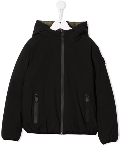 Shop Invicta Reversible Padded Jacket In Black