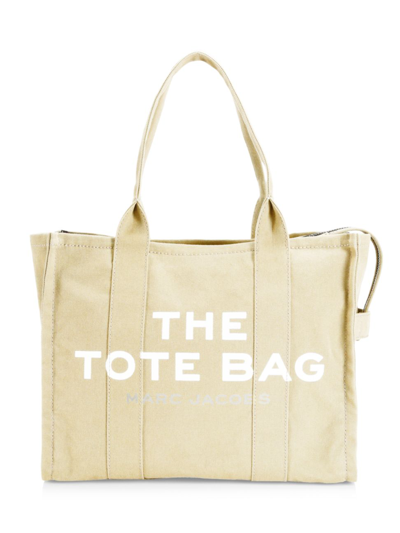 Shop Marc Jacobs Women's The Large Tote In Beige
