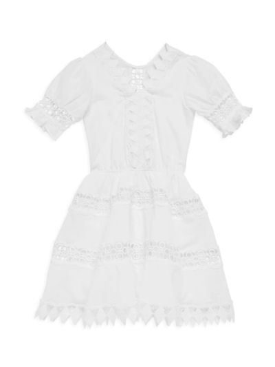 Shop Little Peixoto Little Girl's & Girl's Ora Eyelet Dress In White