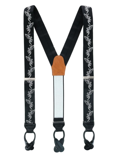 Shop Trafalgar Men's Guardian Of Freedom Suspenders In Black