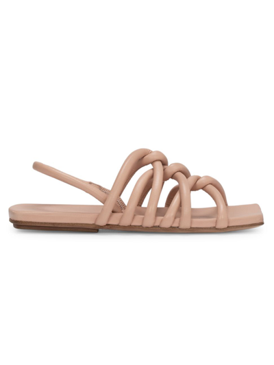 Shop Marsèll Women's Leather Strappy Sandals In Carne
