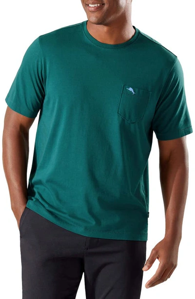 Shop Tommy Bahama 'new Bali Sky' Original Fit Crewneck Pocket T-shirt In Seaway