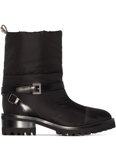 Shop Fabrizio Viti Maud Padded Boots In Black