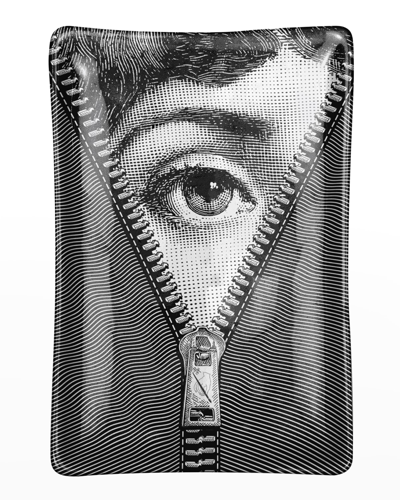 Shop Fornasetti Rectangular Ashtray Tema E Variazioni N401 Zipper Eye