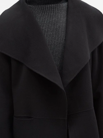 Totême Signature Wool And Cashmere-blend Coat In Black