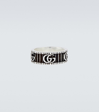 Shop Gucci Double G Marmont Ring In Pall.blackprezioso