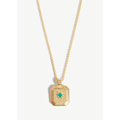 Shop Missoma May Birthstone 18kt Gold-plated Necklace