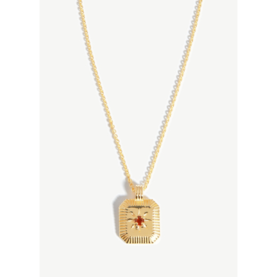Shop Missoma January Birthstone 18kt Gold-plated Necklace