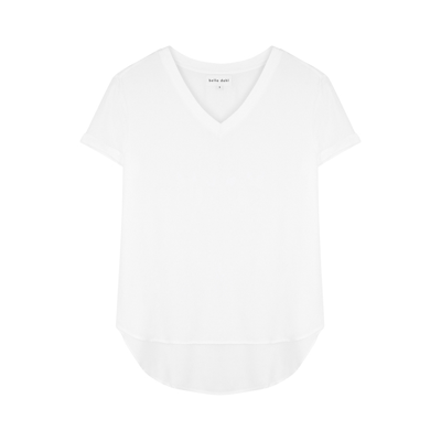 Shop Bella Dahl White Rayon T-shirt