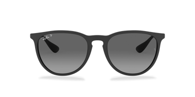 Ray Ban Ray-ban Erika 54mm Gradient Round Sunglasses In Polarized Grey Gradient