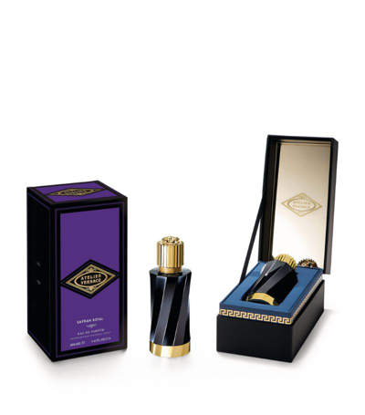 Shop Versace Atelier Collection Safran Royal Eau De Parfum (100ml) In Multi