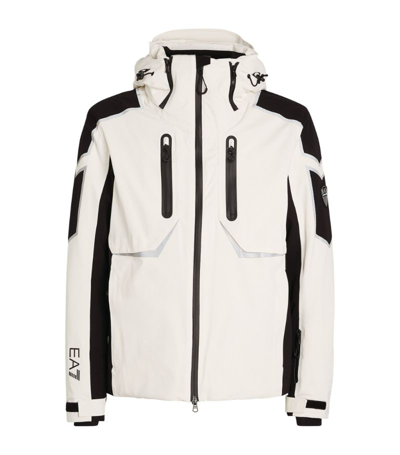 Shop Ea7 Ski Jacket In White