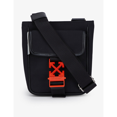 off white crossbody bag men arrow allover